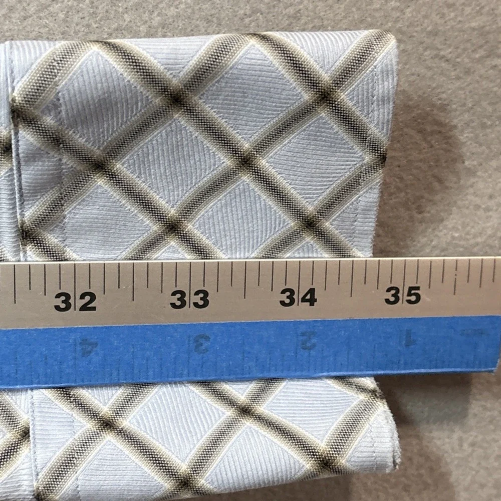 Banana Republic Mens Button-Down Shirt Size Large‎ Geometric Diamond 100% Cotton